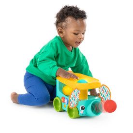 BRIGHT STARTS Autíčko vkladacie s loptičkami Pop & Roll Safari Bus™ 6m+ – Obrázok 3