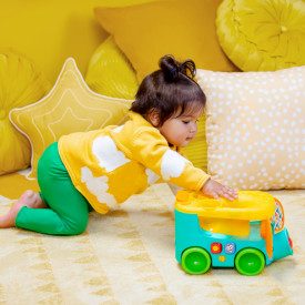 BRIGHT STARTS Autíčko vkladacie s loptičkami Pop & Roll Safari Bus™ 6m+ – Obrázok 5