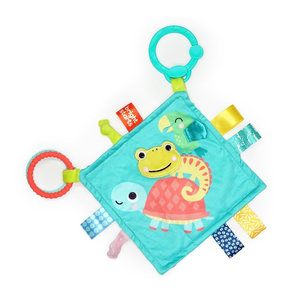 BRIGHT STARTS Dečka maznacia na C krúžku Fuzzy Feelies™ 0m+ – Obrázok 2