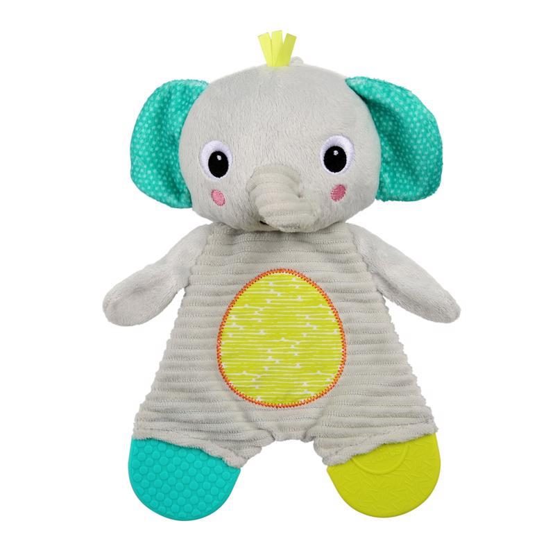BRIGHT STARTS Hračka - hryzačka Snuggle&Teethe slon 0m+ – Obrázok 2