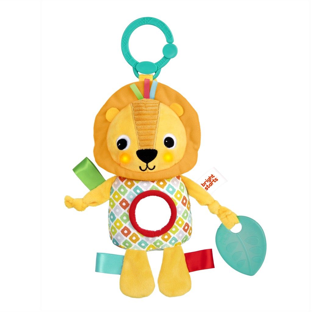 BRIGHT STARTS Hračka s melódiou na C krúžku lev Huggin' Lights ™0m+ – Obrázok 2