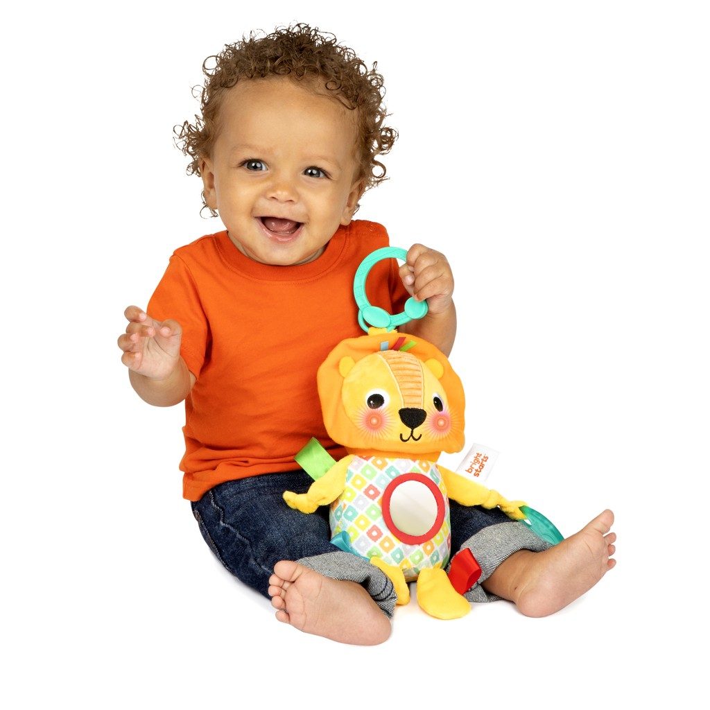 BRIGHT STARTS Hračka s melódiou na C krúžku lev Huggin' Lights ™0m+ – Obrázok 6