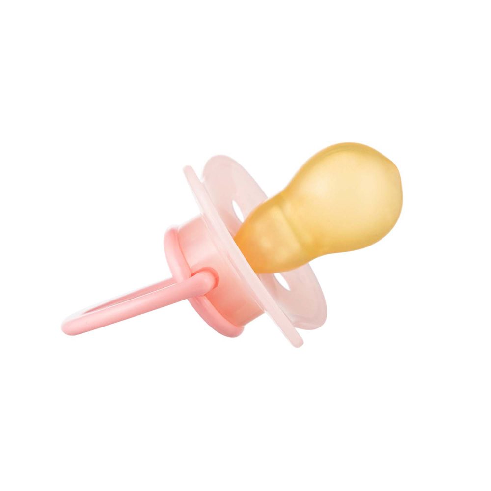 CANPOL BABIES Cumlík kaučukový čerešňa 0-6 m Pastels - ružový – Obrázok 3