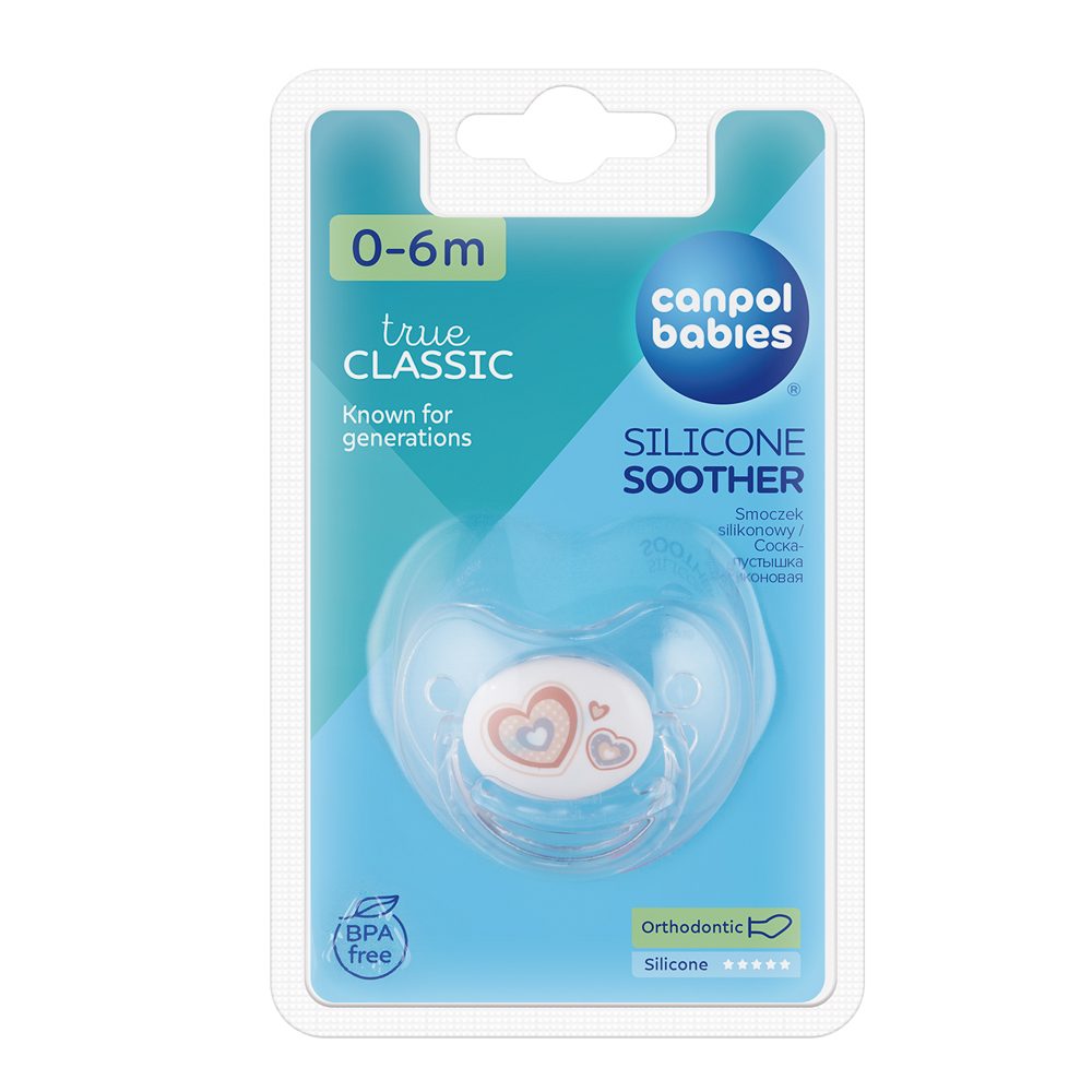 CANPOL BABIES Cumlík silikónový anatomický 0-6m Newborn Baby - béžová – Obrázok 4
