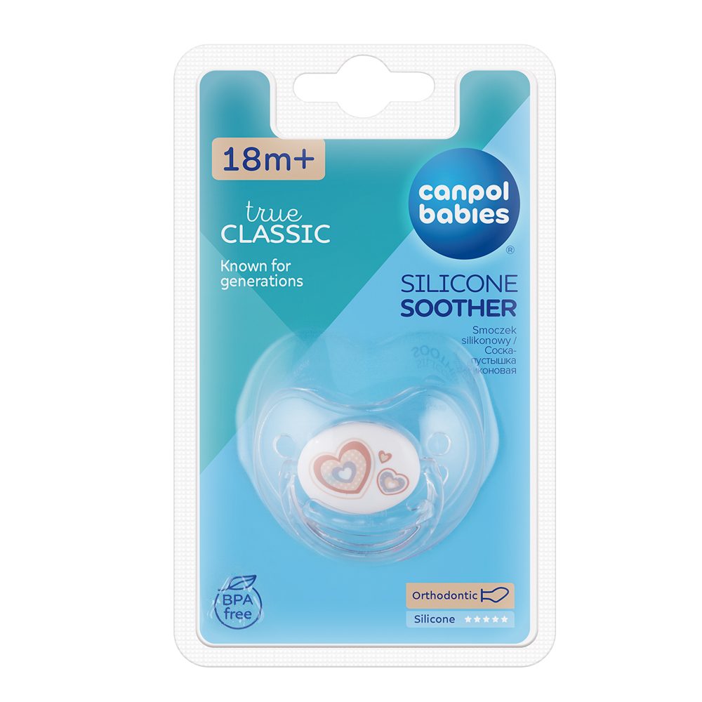 CANPOL BABIES Cumlík silikónový anatomický 18m+ Newborn Baby - béžová – Obrázok 4