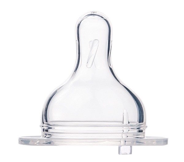 CANPOL BABIES Cumlík silikónový okrúhly široký 2-MEDIUM 1ks