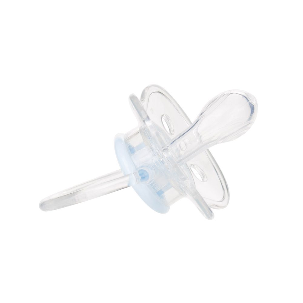 CANPOL BABIES Cumlík silikónový symetrický 0-6m Newborn Baby - modrá – Obrázok 3