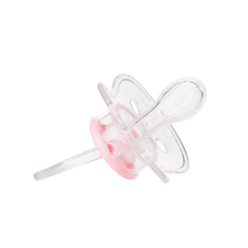CANPOL BABIES Cumlík silikónový symetrický 0-6m Newborn Baby - ružová – Obrázok 3