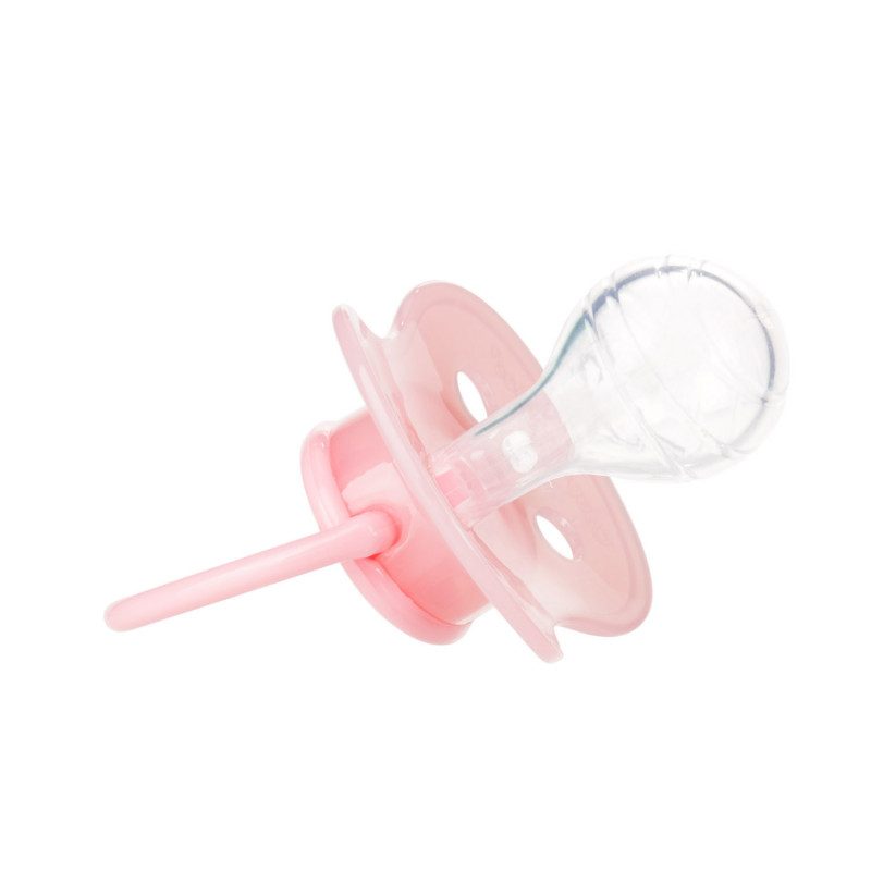 CANPOL BABIES Cumlík silikónový čerešnička 18m+ Pastels - ružová – Obrázok 3