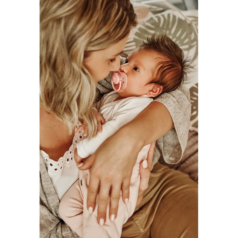 CANPOL BABIES Cumlík silikónový čerešnička 18m+ Pastels - ružová – Obrázok 5