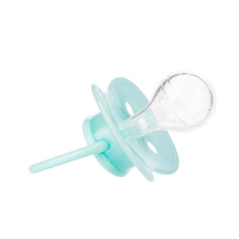 CANPOL BABIES Cumlík silikónový čerešnička 6-18m Pastels - zelená – Obrázok 3