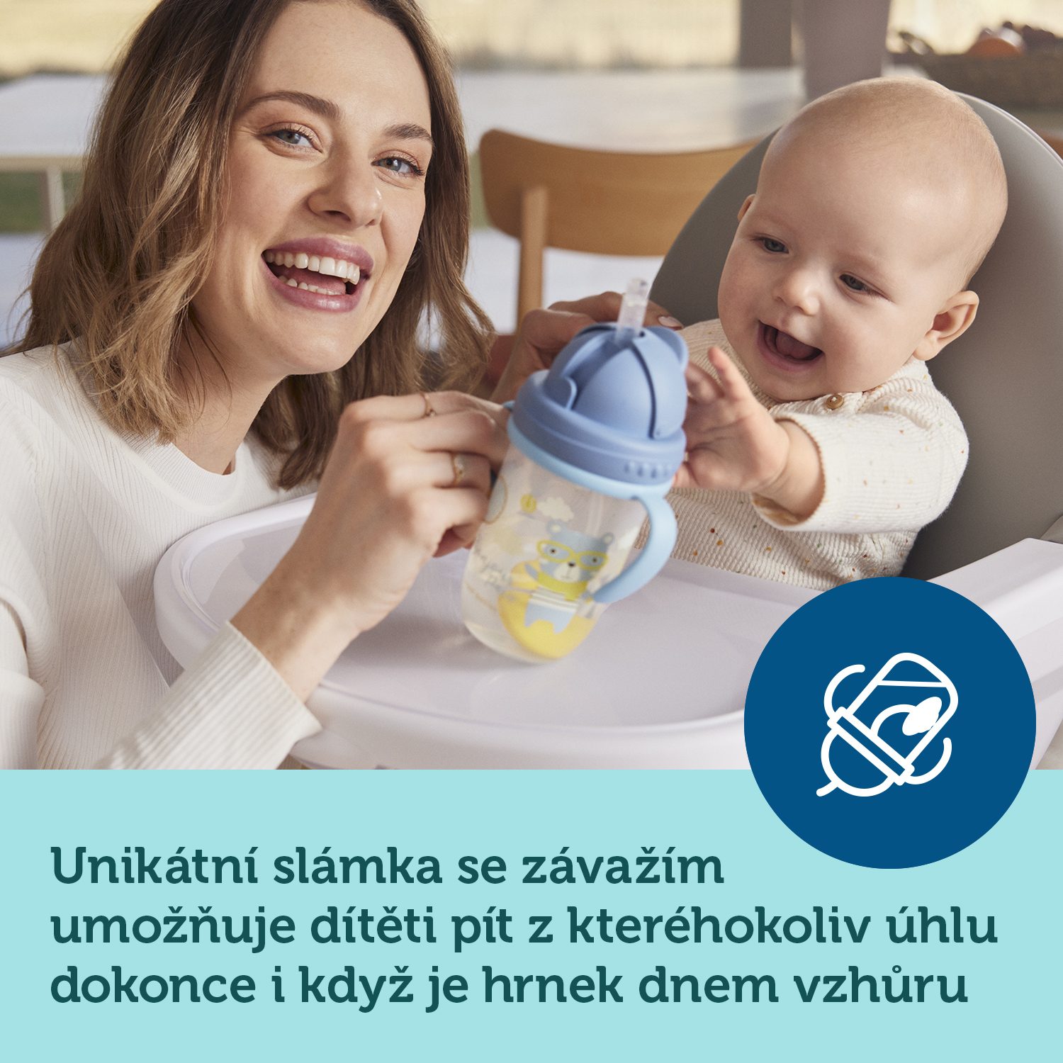 CANPOL BABIES Hrnček netečúci so slamkou so závažím 270 ml 6m+ Bonjour Paris červený – Obrázok 10