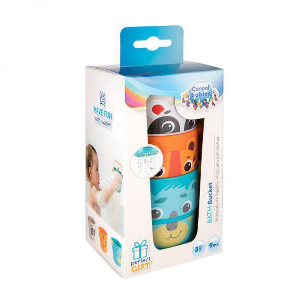 CANPOL BABIES Vedierka do vody Hello Little 3 ks – Obrázok 7