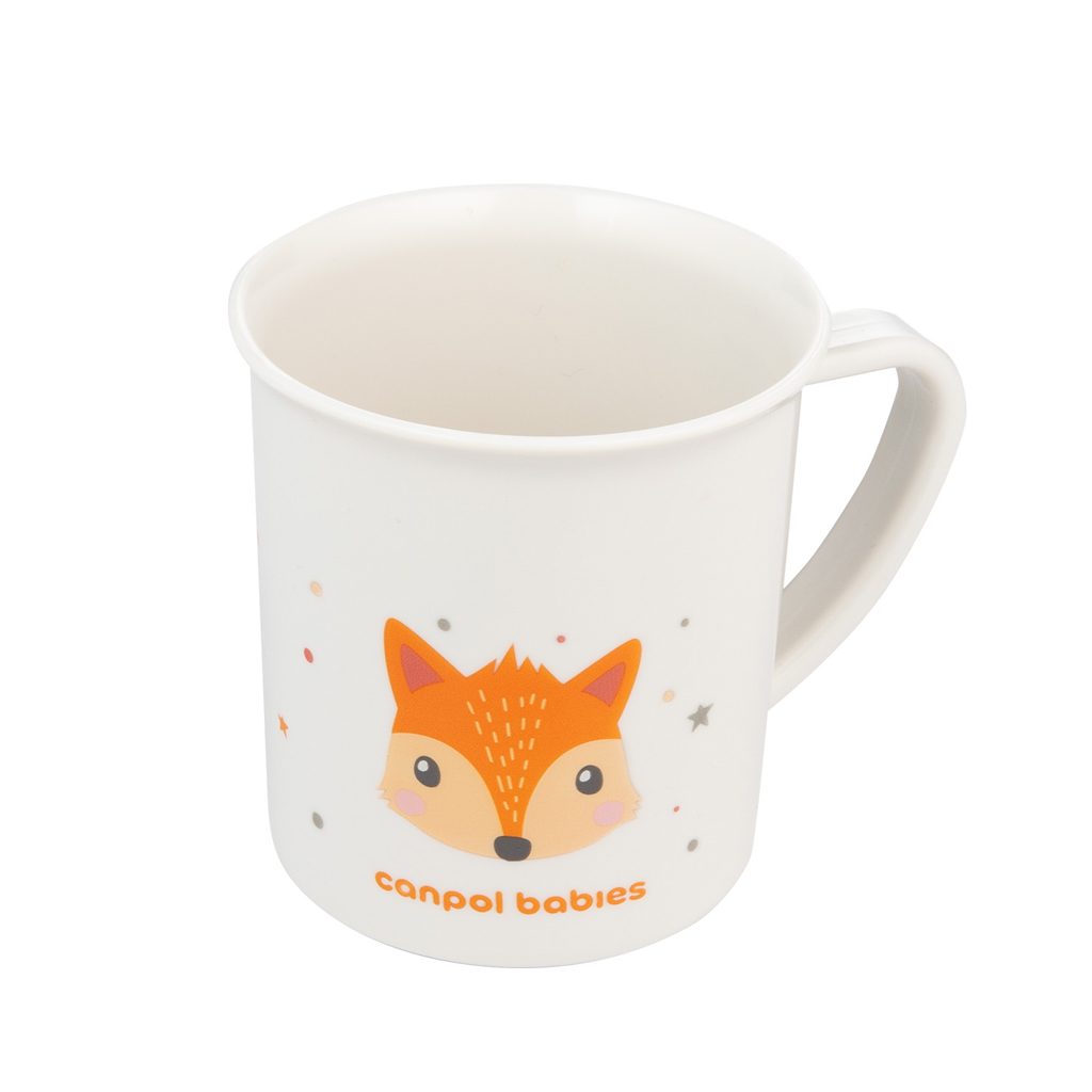 CANPOL BABIES Hrnček plastový CUTE ANIMALS - líška 170 ml – Obrázok 5