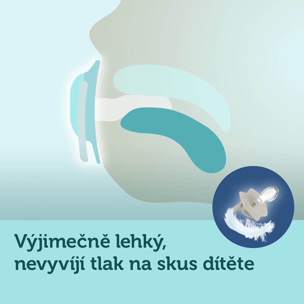 CANPOL BABIES Set symetrických silikónových cumlíkov Light touch 0-6m Sleepy koala modrý – Obrázok 11