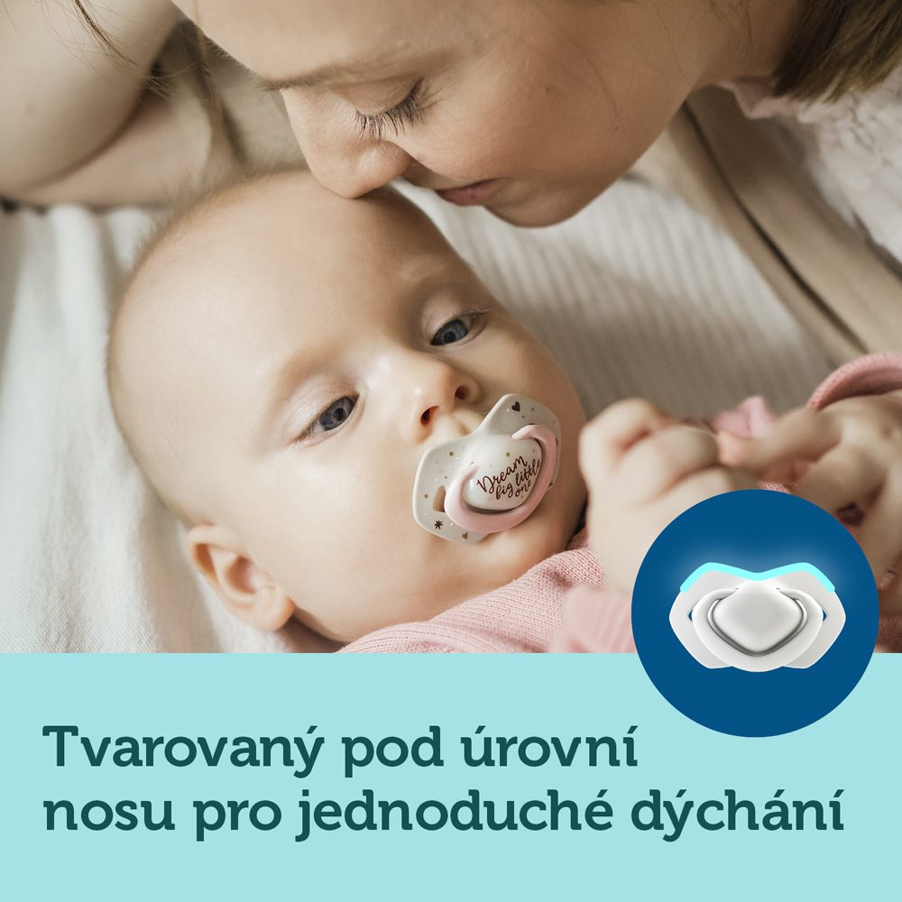 CANPOL BABIES Set symetrických silikónových cumlíkov Light touch 0-6m Sleepy koala modrý – Obrázok 14