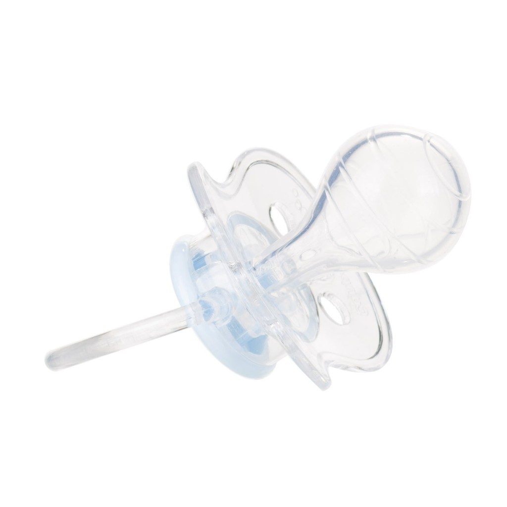CANPOL BABIES Cumlík silikónové čerešnička 18 m + NEWBORN BABY - modré – Obrázok 3