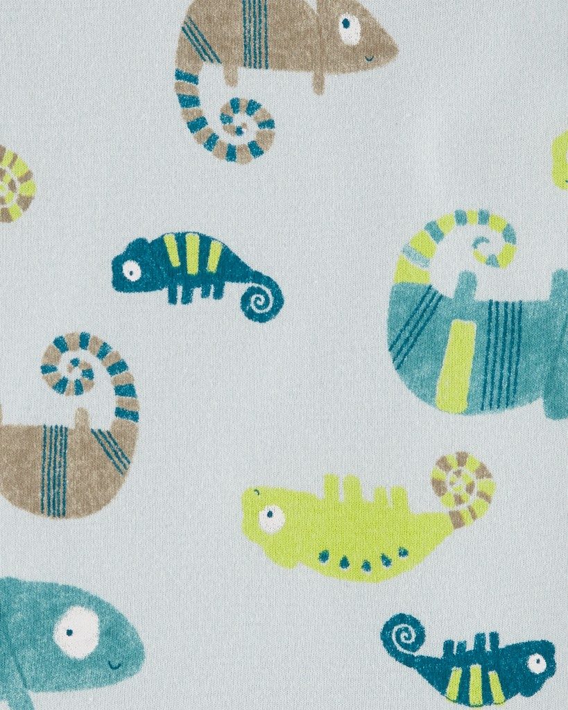 CARTER'S Body bez rukávov Stripes Animals chlapec 5ks 9m – Obrázok 4
