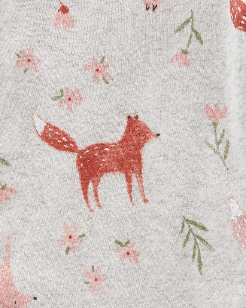 CARTER'S Body dl. rukáv Brown Pink dievča 4ks NB /veľ.56 – Obrázok 5