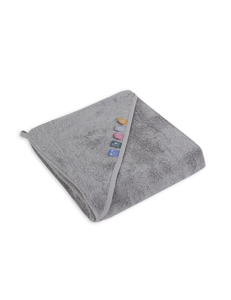 CEBA Osuška s kapucňou EcoVero Line 100x100 Drizzle Ceba – Obrázok 3