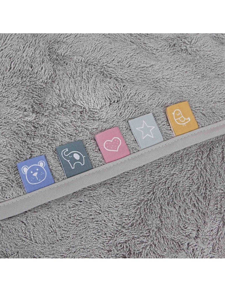 CEBA Osuška s kapucňou EcoVero Line 100x100 Drizzle Ceba – Obrázok 4