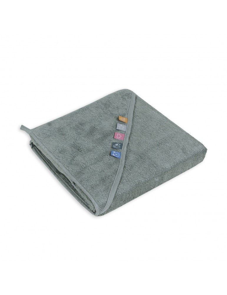 CEBA Osuška s kapucňou EcoVero Line 100x100 Green Milieu Ceba – Obrázok 3