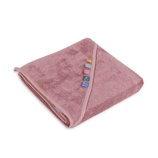 CEBA Osuška s kapucňou EcoVero Line 100x100 Rose Tan Ceba – Obrázok 3