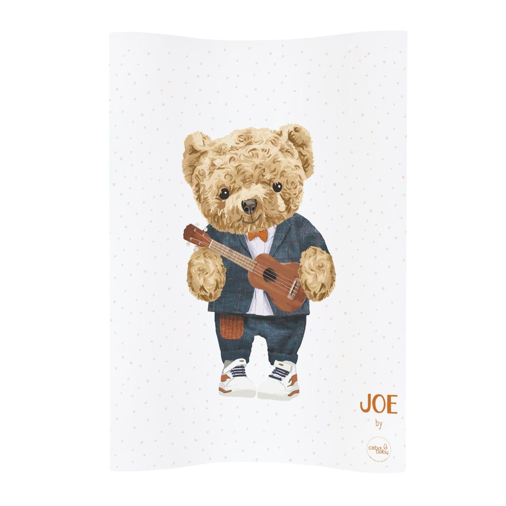 CEBA Podložka prebaľovacia 2-hranná mäkká (48x70) Cosy Fluffy Puffy Joe – Obrázok 2