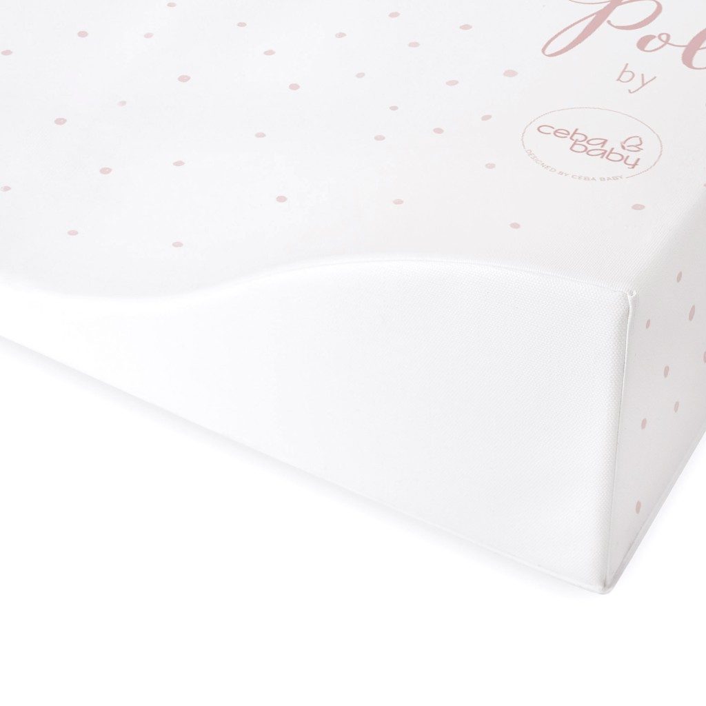 CEBA Podložka prebaľovacia 2-hranná mäkká (48x70) Cosy Fluffy Puffy Poly – Obrázok 4