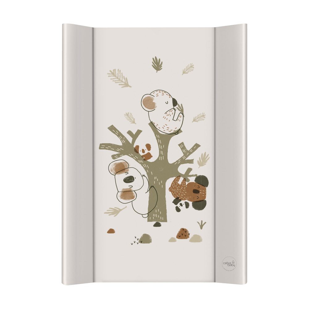 CEBA Podložka prebaľovacia 2-hranná mäkká (50x70) Basic Koala – Obrázok 2