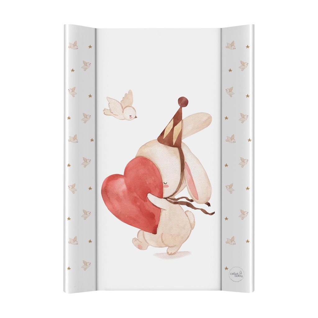 CEBA Podložka prebaľovacia 2-hranná mäkká (50x70) Basic Pierrot – Obrázok 2