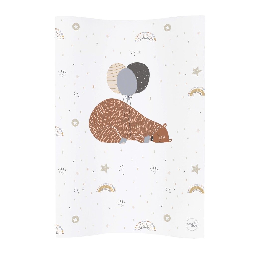 CEBA Podložka prebaľovacia 2-hranná mäkká COSY (50x70) Big Bear – Obrázok 2