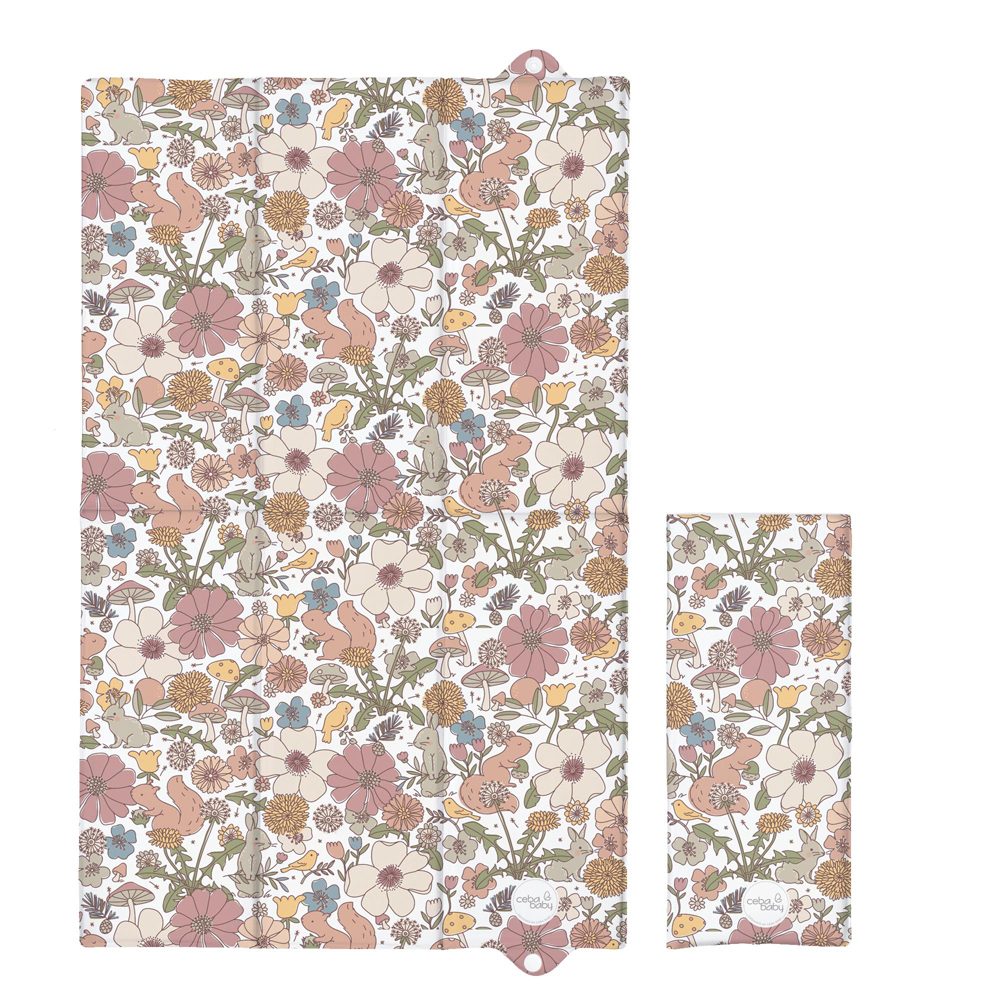 CEBA Podložka prebaľovacia cestovná (60x40) Basic Garden – Obrázok 2