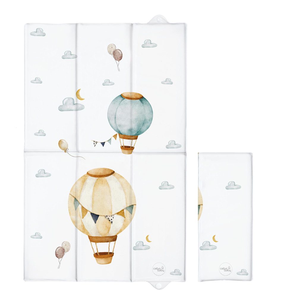 CEBA Podložka prebaľovacia cestovná (80x50) Basic Balloons – Obrázok 2