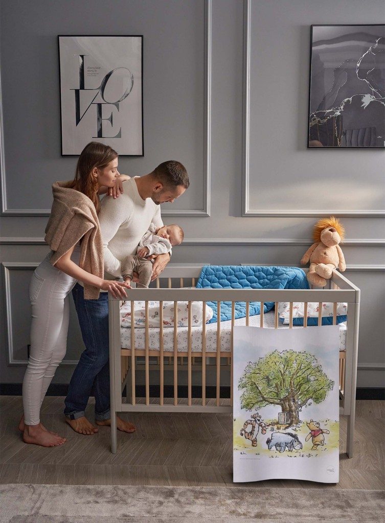CEBA Podložka prebaľovacia mäkká COSY (50x70) Disney Winnie the Pooh – Obrázok 3
