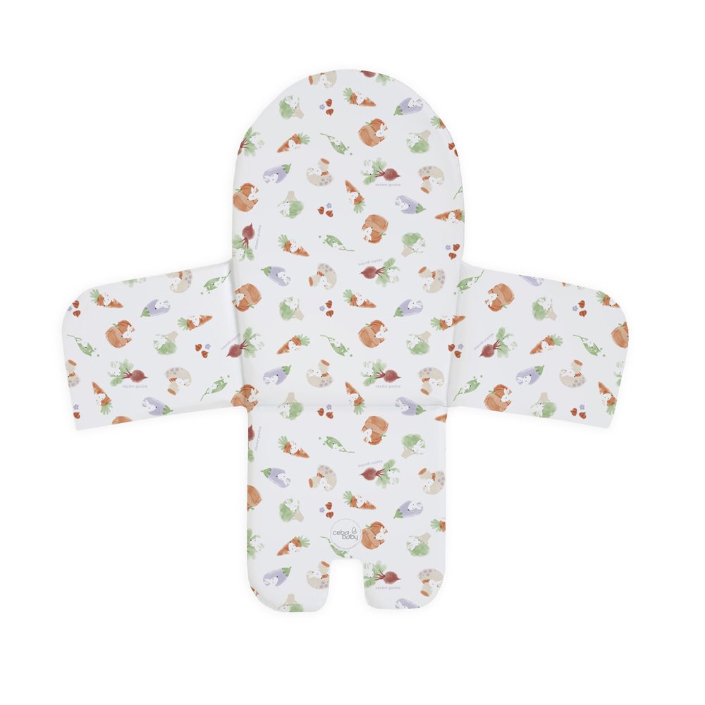 CEBA Vložka do jedálenskej stoličky (38x28) Basic Winter Garden – Obrázok 2