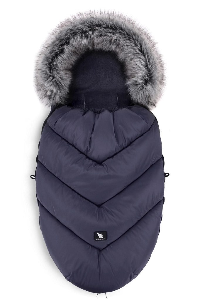 COTTONMOOSE Fusak do kočíku Moose Yukon Graphite – Obrázok 2