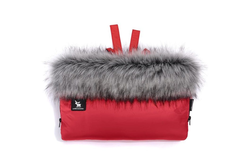 COTTONMOOSE Rukávnik na kočík Red – Obrázok 2