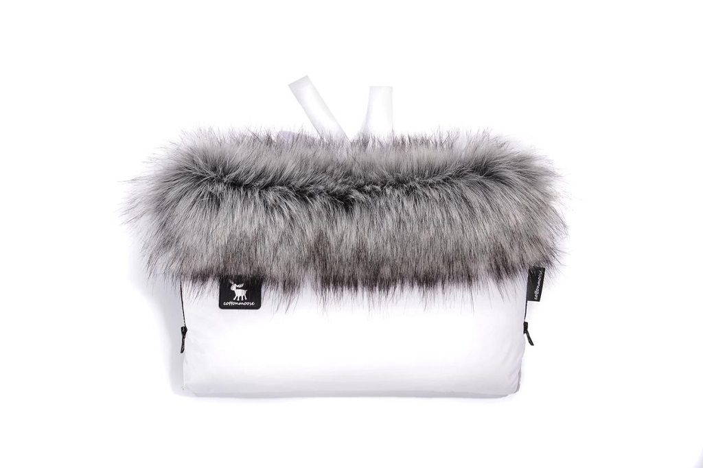 COTTONMOOSE Rukávnik na kočík White – Obrázok 2