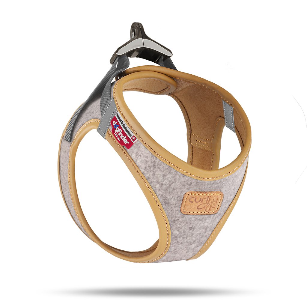 CURLI Postroj pre psov Alpine Light Gray 2XS, 2-4 kg – Obrázok 2