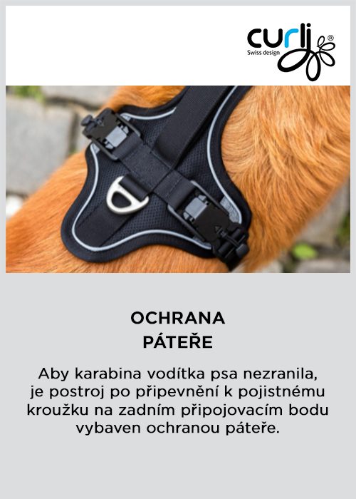 CURLI Postroj pre psov Belka Brown M, 20-30 kg – Obrázok 5