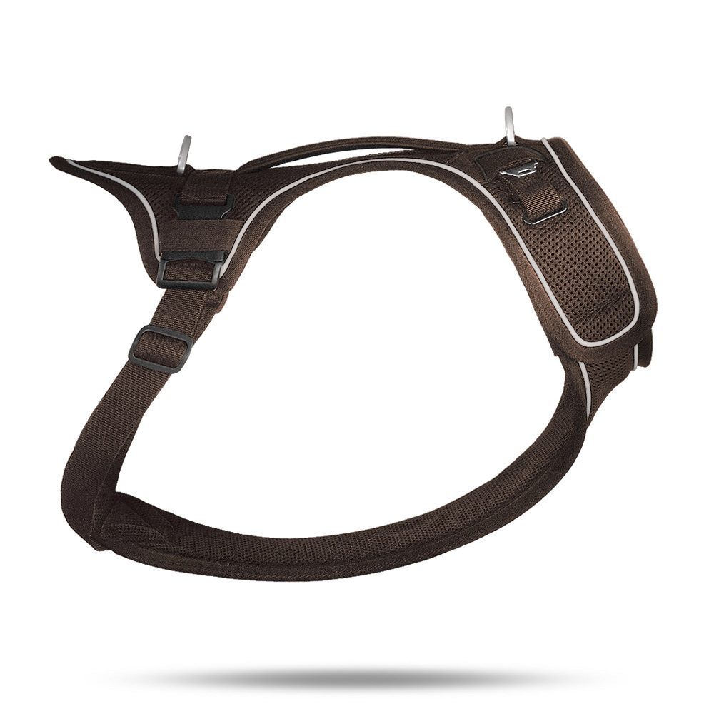CURLI Postroj pre psov Belka Brown S, 15-25 kg – Obrázok 3
