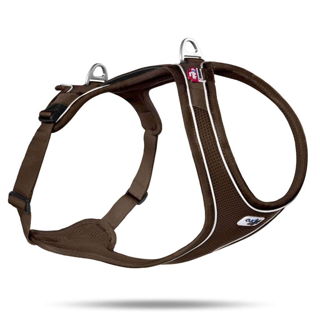 CURLI Postroj pre psov Belka Comfort Brown XS, 15-20 kg – Obrázok 2
