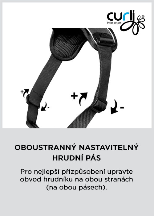 CURLI Postroj pre psov Belka Red XL 30-45 kg – Obrázok 6