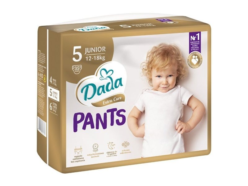 DADA Extra Care Pants Nohavičky plienkové jednorazové 5 Junior (12-18 kg) 35 ks – Obrázok 2