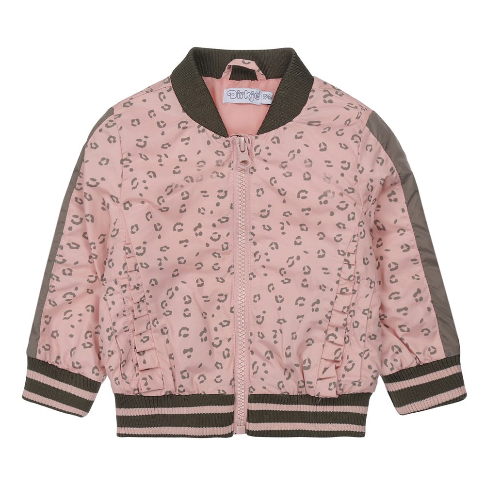 DIRKJE Bombera zips ružová dievča veľ.104 – Obrázok 2