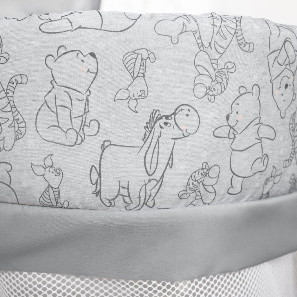 DISNEY BABY Postieľka s vibračnou jednotkou skladacia Winnie the Pooh 0m+ do 7 kg – Obrázok 8