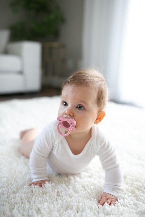 DR.BROWN'S HappyPaci cumlík 0-6m 2ks, ružový/zelený – Obrázok 3