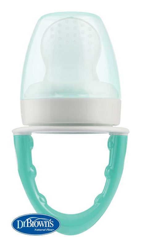 DR.BROWN'S Cumeľ na kŕmenie FreshFirsts tyrkysový, 4m+ – Obrázok 2
