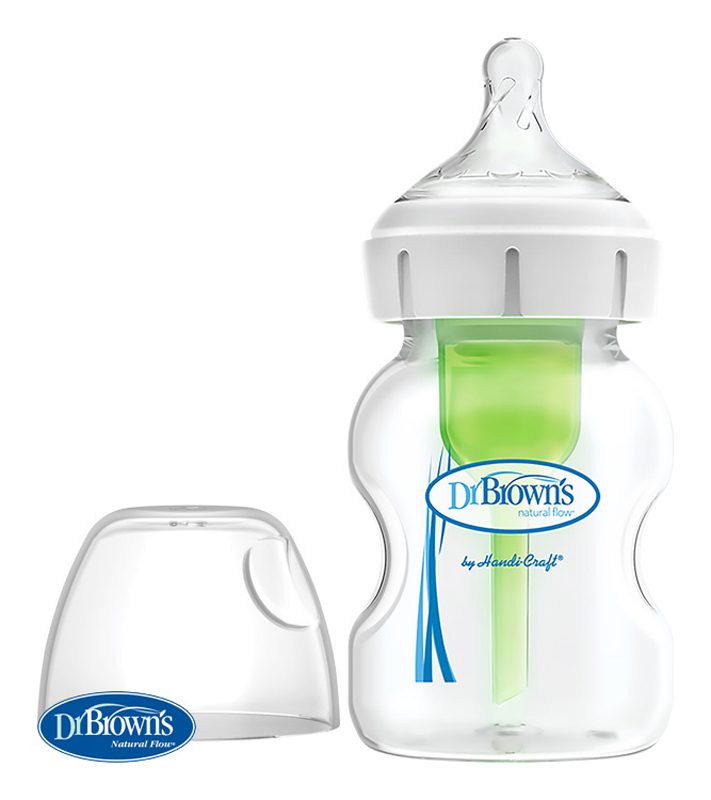 DR.BROWN'S Fľaša antikolik Options+ široké hrdlo 150 ml plast – Obrázok 2